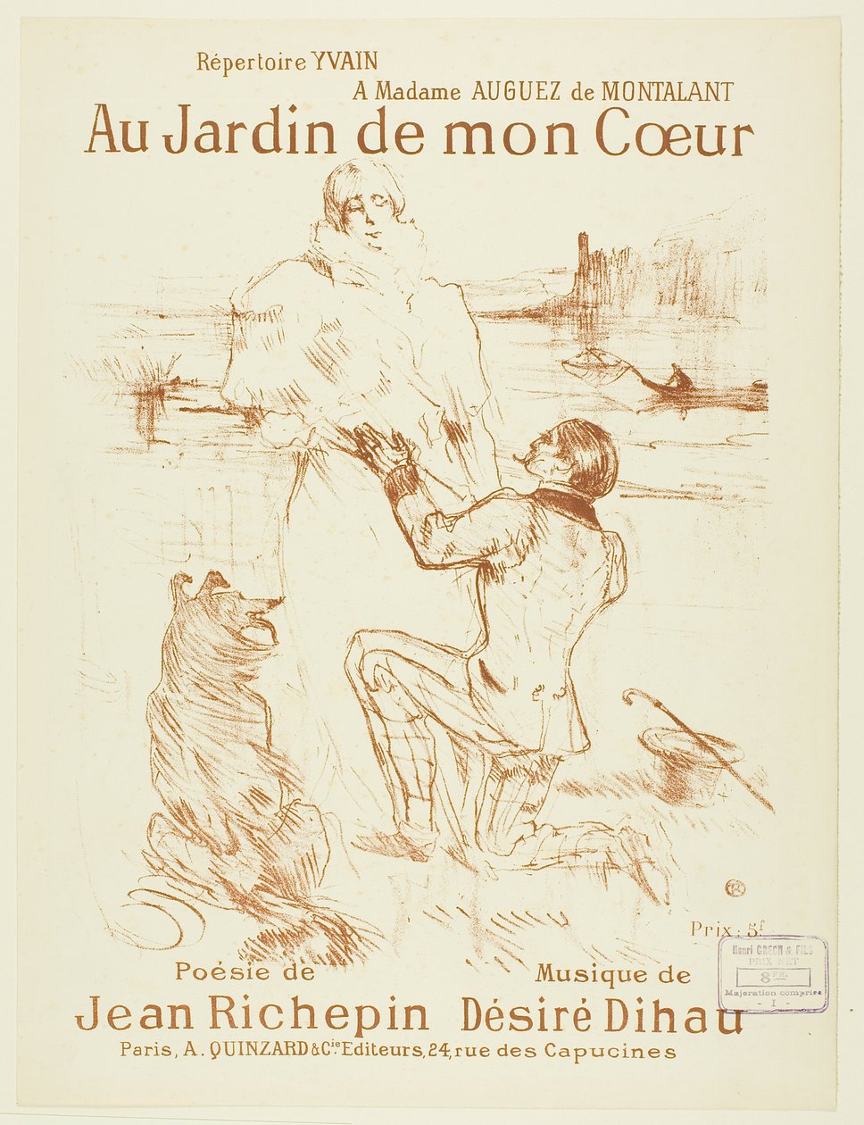 Propuesta (primera lámina) de Henri de Toulouse Lautrec