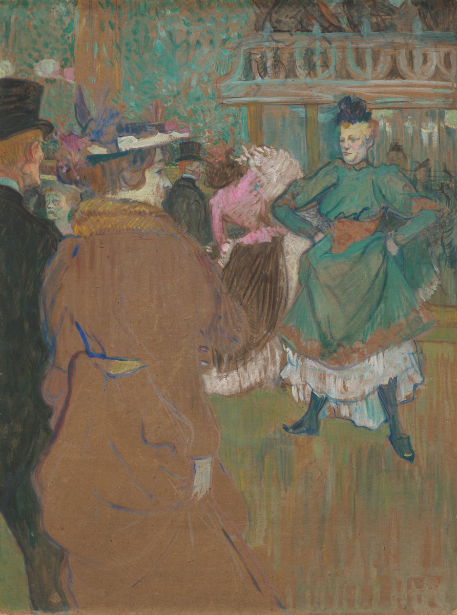 Cuadrilla en el Moulin Rouge, 1892 de Henri de Toulouse Lautrec