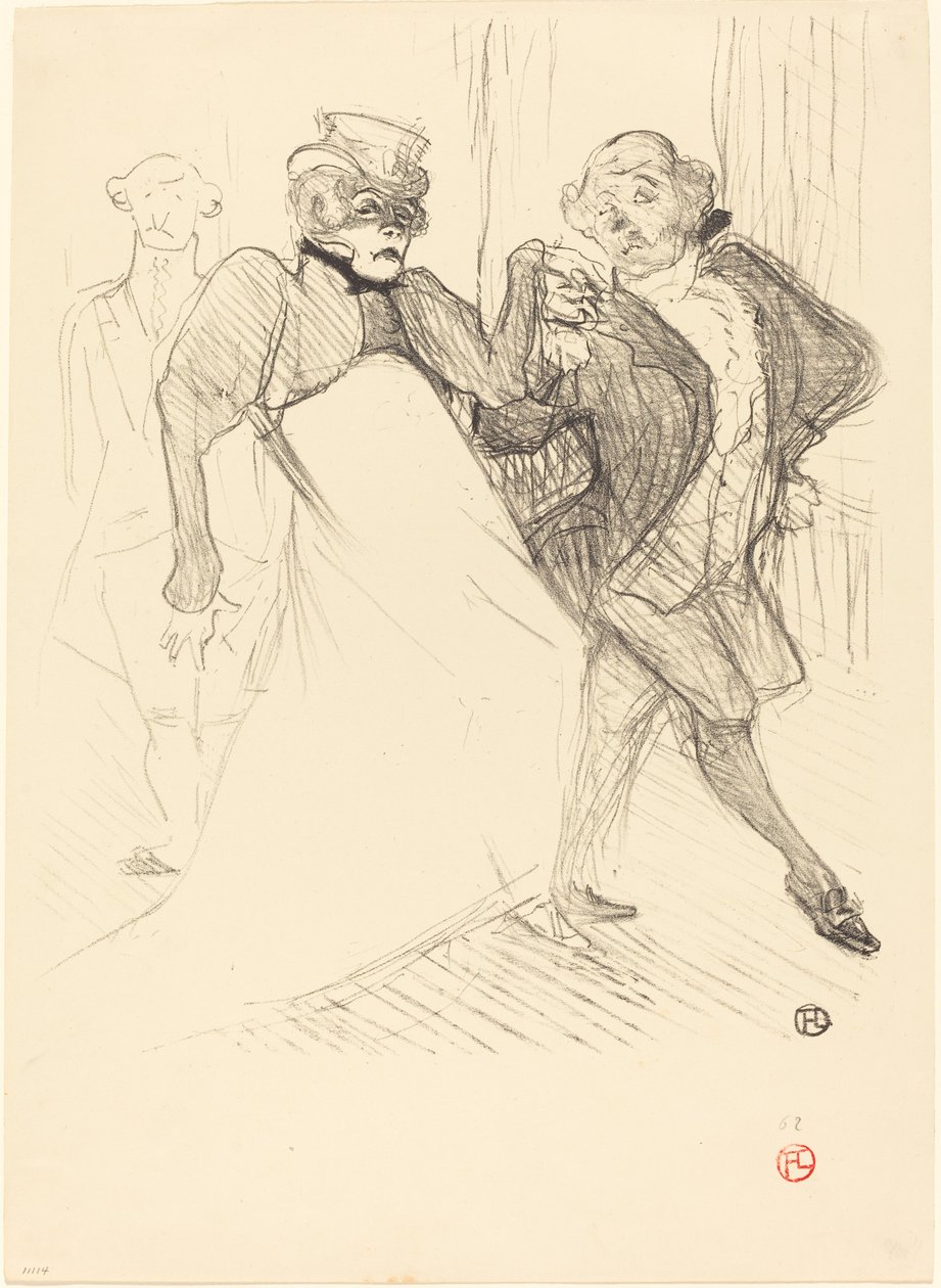 Rejane y Galipaux en Madame Sans-Gêne, 1894 de Henri de Toulouse Lautrec