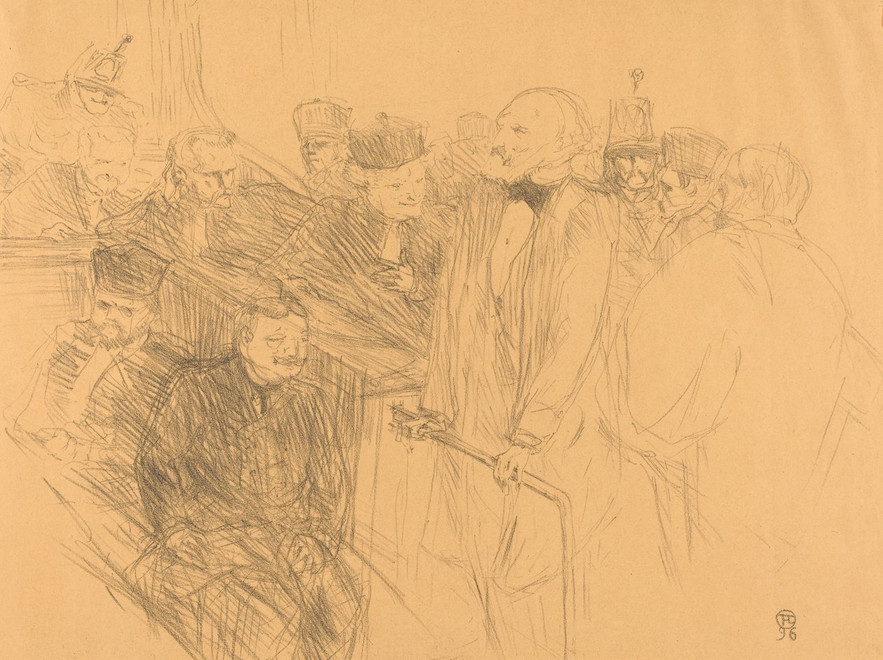Deposition Ribot, 1896 de Henri de Toulouse Lautrec