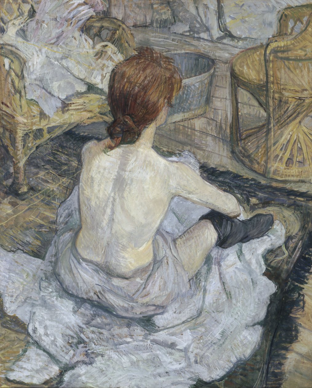 Rousse, también conocida como La Toilette de Henri de Toulouse Lautrec