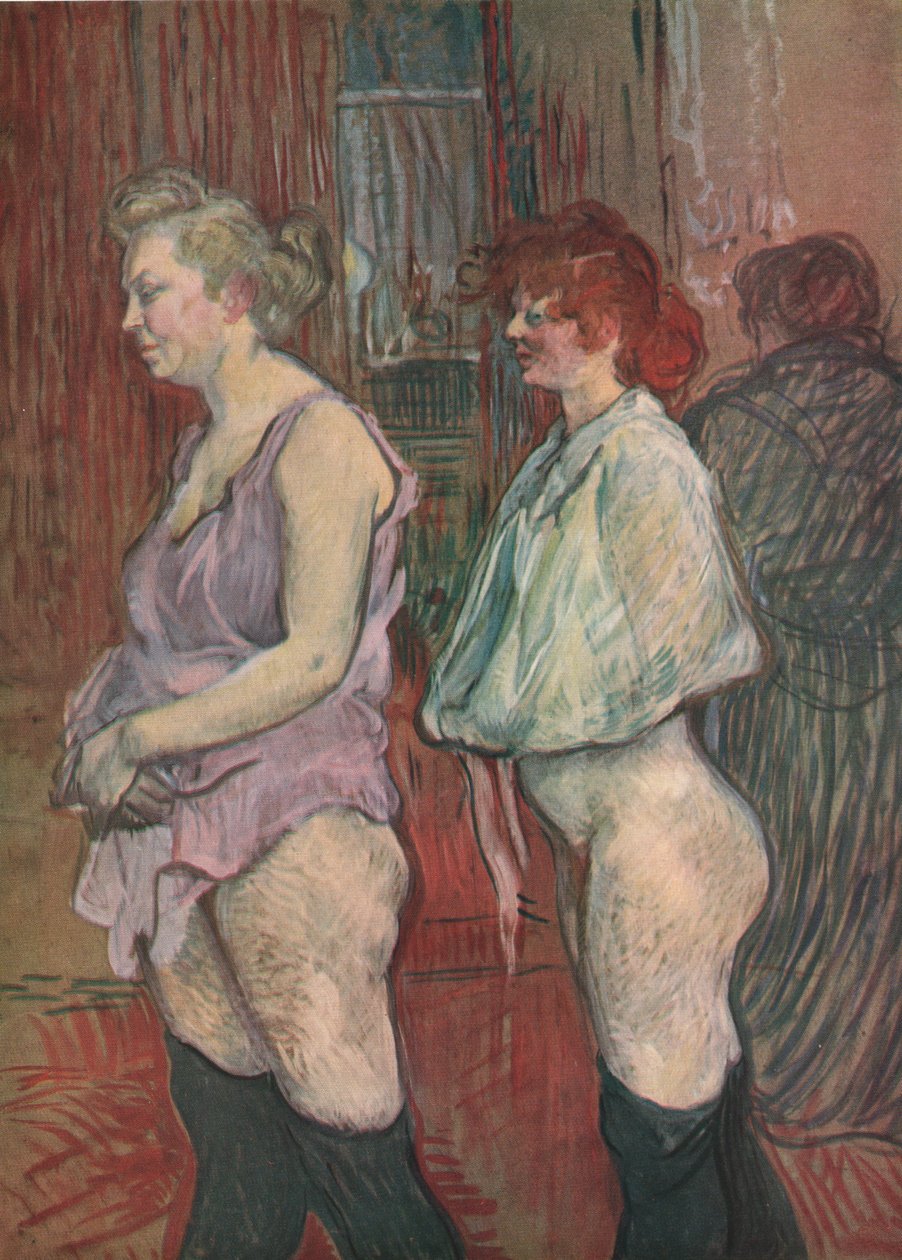 Rue des Moulins, 1894, 1952 de Henri de Toulouse Lautrec