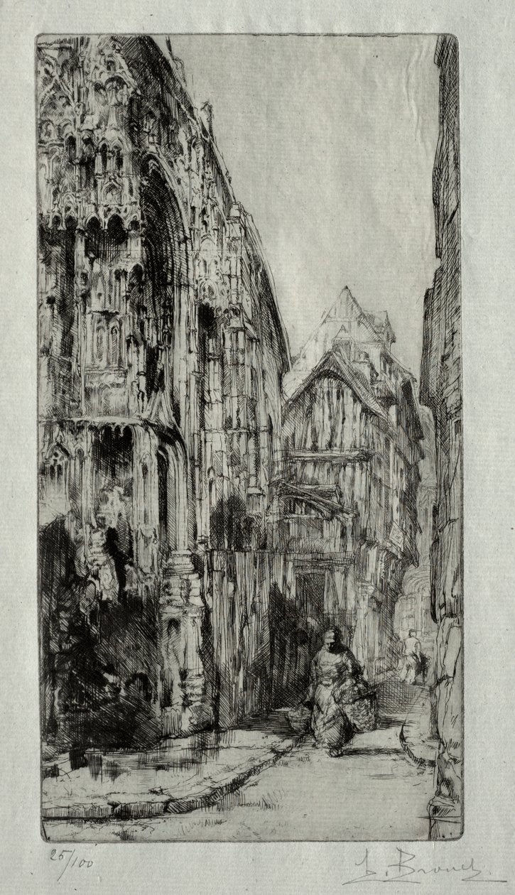 Saint-Etienne des Tonneliers en Rouen de Henri de Toulouse Lautrec