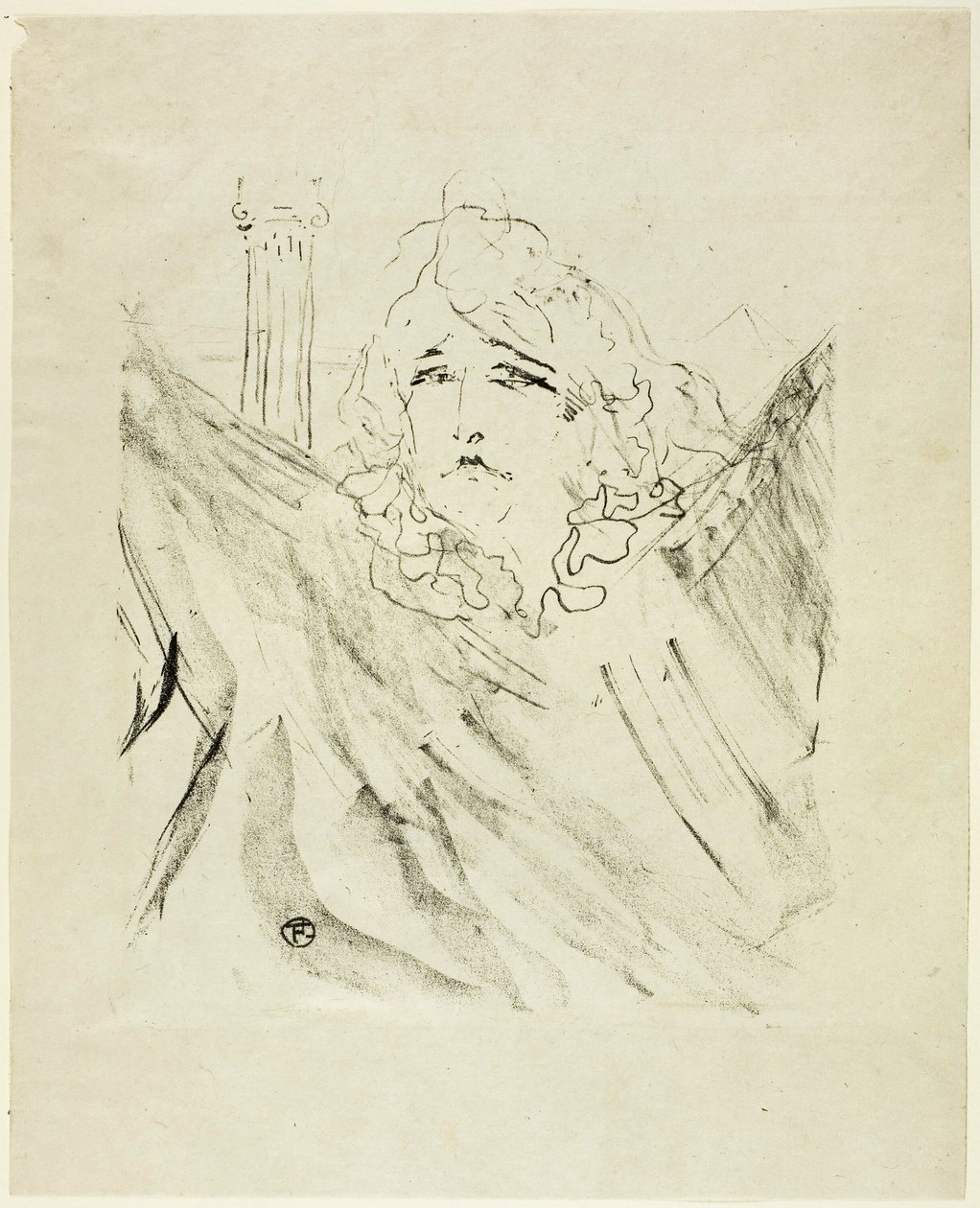 Sarah Bernhardt, de Trece litografías de Henri de Toulouse Lautrec