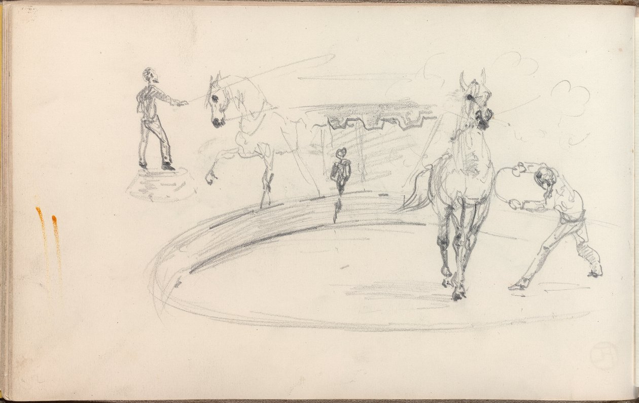 Cuaderno de bocetos, 1880 de Henri de Toulouse Lautrec