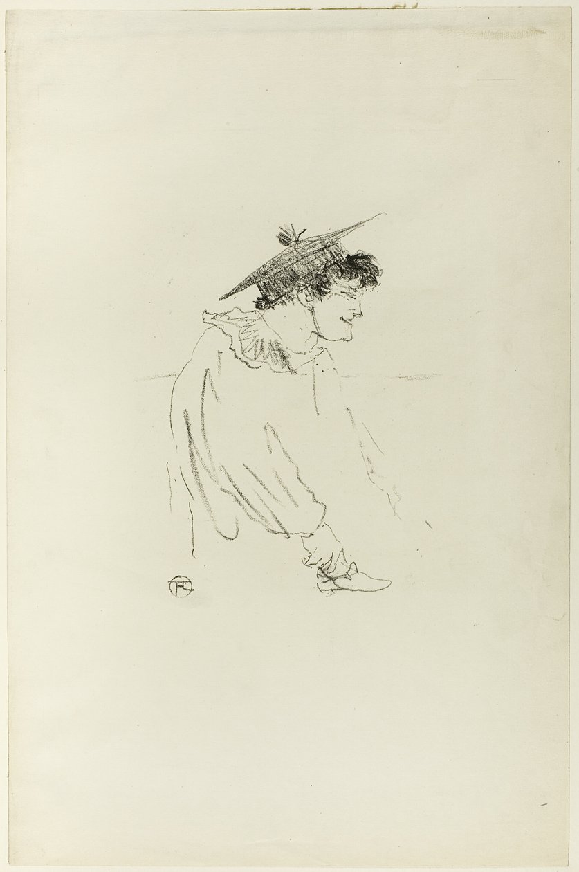 Pequeña niña inglesa (Miss Dolly) de Henri de Toulouse Lautrec