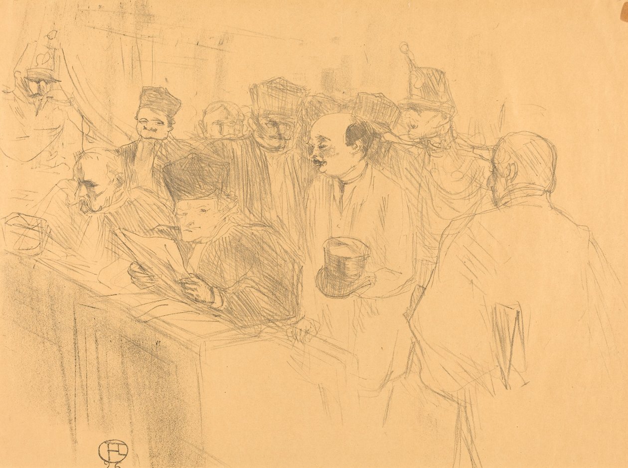 Deposition Soudais, 1896 de Henri de Toulouse Lautrec