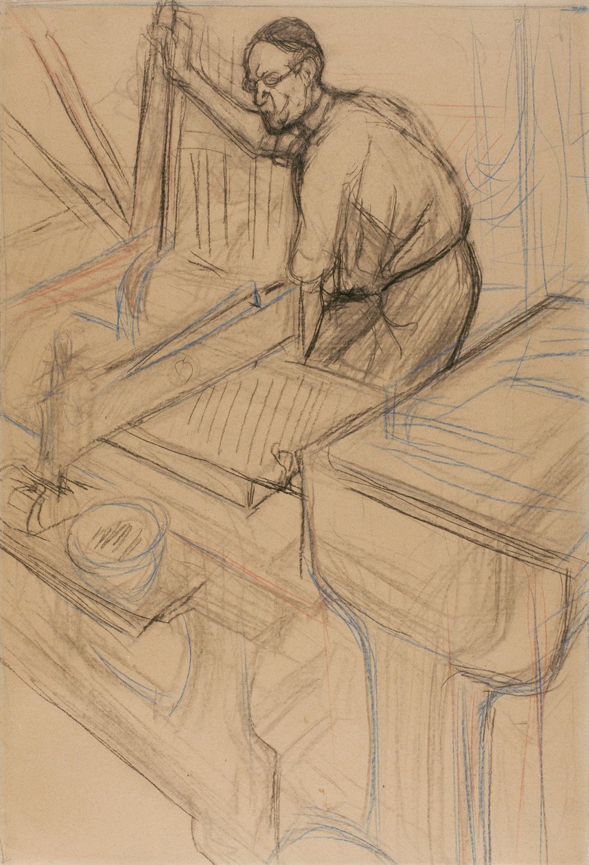 Estudio, c.1893 de Henri de Toulouse Lautrec