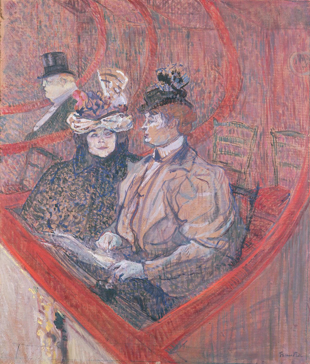 Estudio para La Grande Loge, 1896 de Henri de Toulouse Lautrec