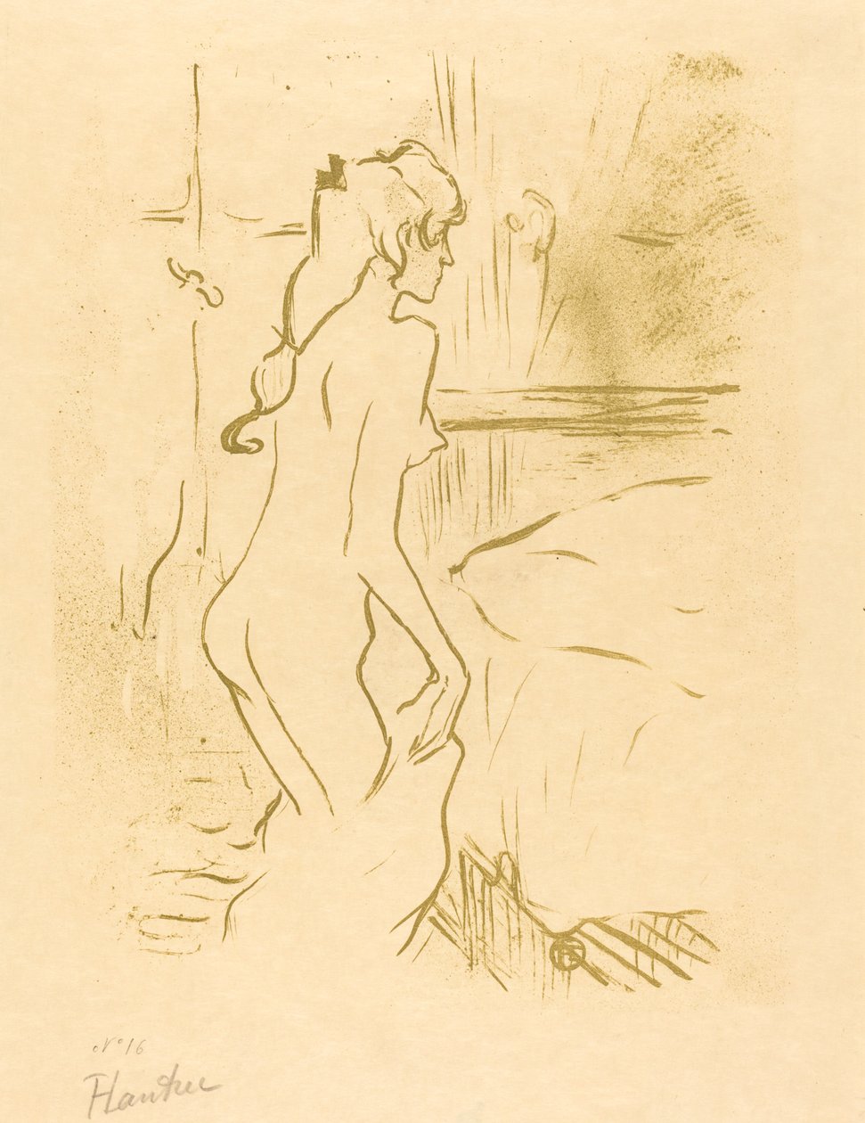 Estudio de una mujer (Etude de femme) de Henri de Toulouse Lautrec