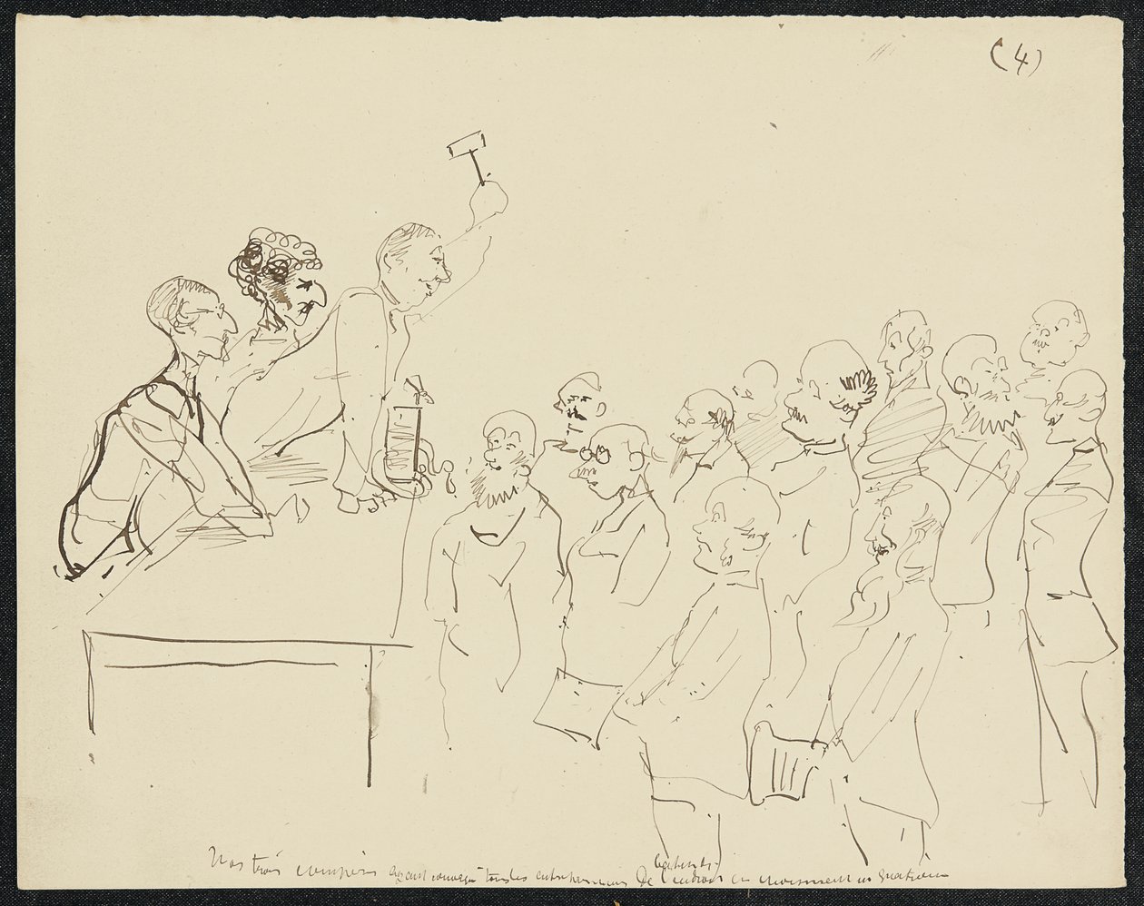 Sumersión, 1881 de Henri de Toulouse Lautrec