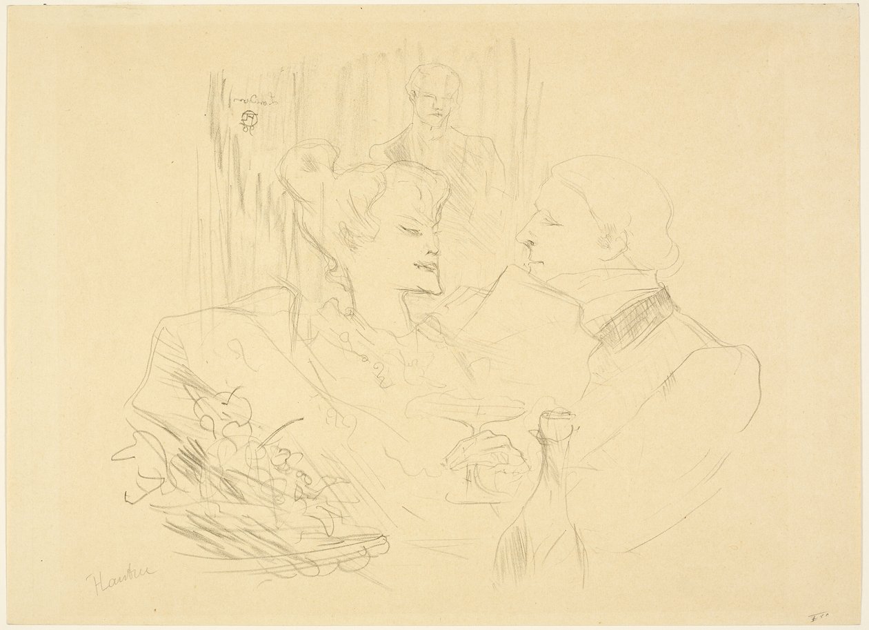Cena en Londres de Henri de Toulouse Lautrec