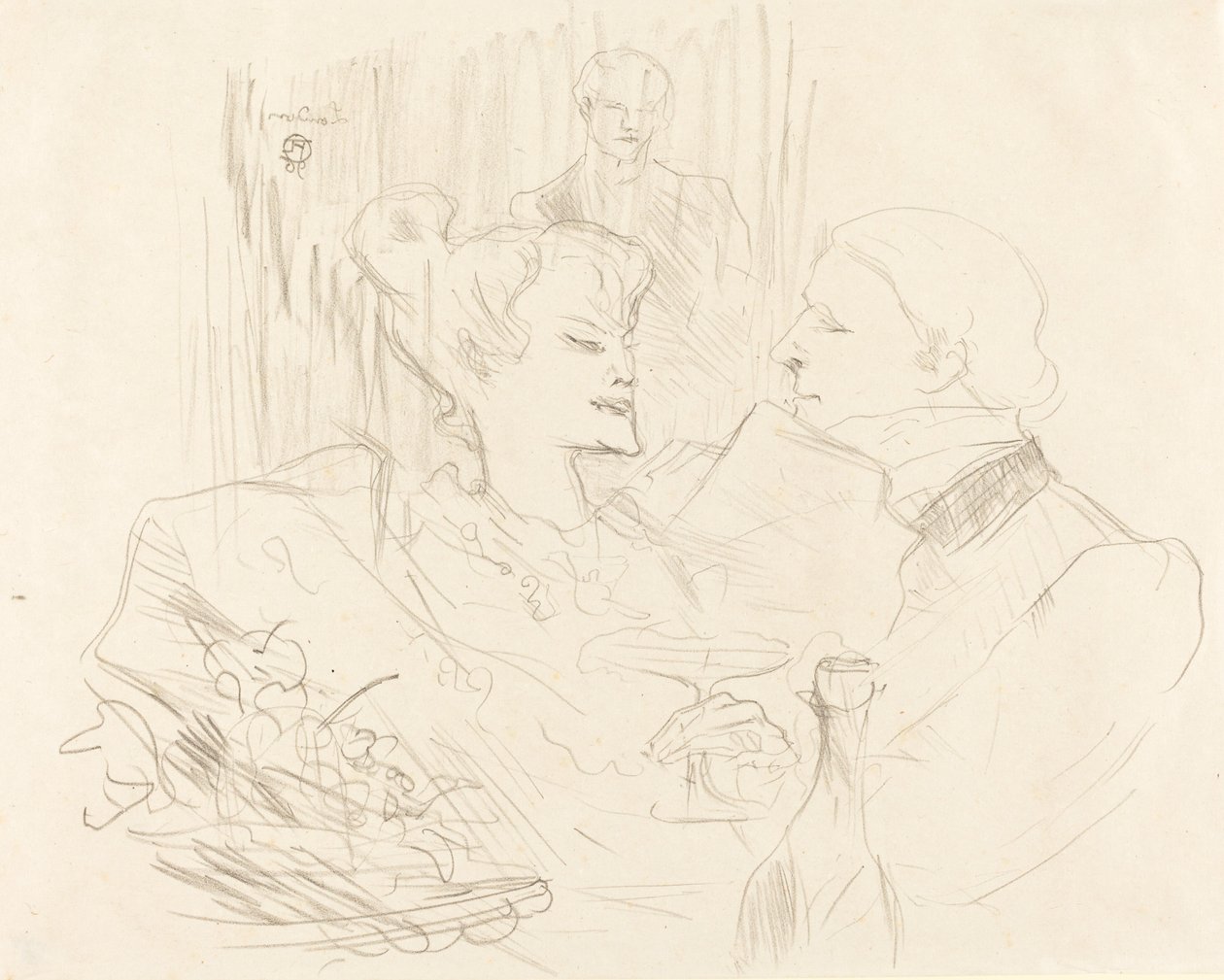 Cena en Londres de Henri de Toulouse Lautrec