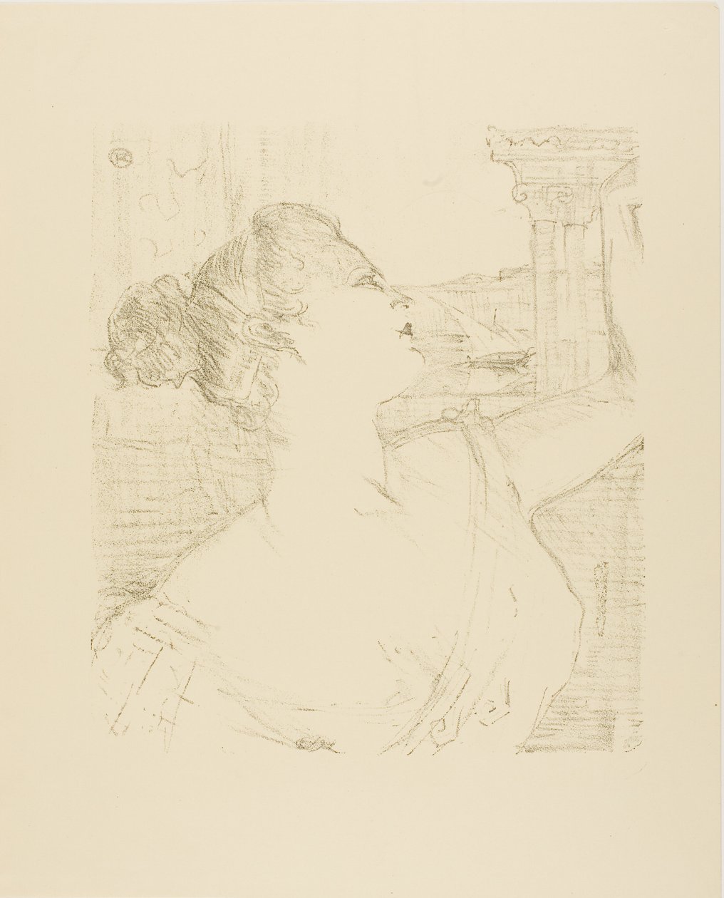 Sybil Sanderson, de Trece Litografías de Henri de Toulouse Lautrec