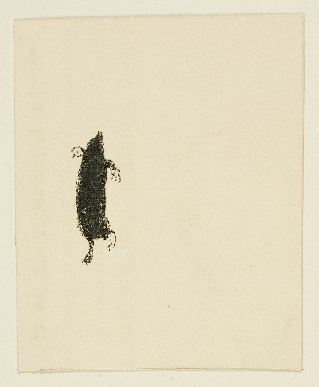 Colofón de Au Pied du Sinaï de Henri de Toulouse Lautrec