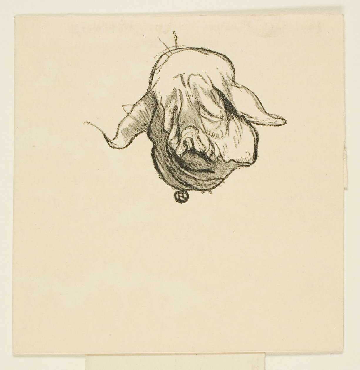 Colofón de Au Pied du Sinaï de Henri de Toulouse Lautrec