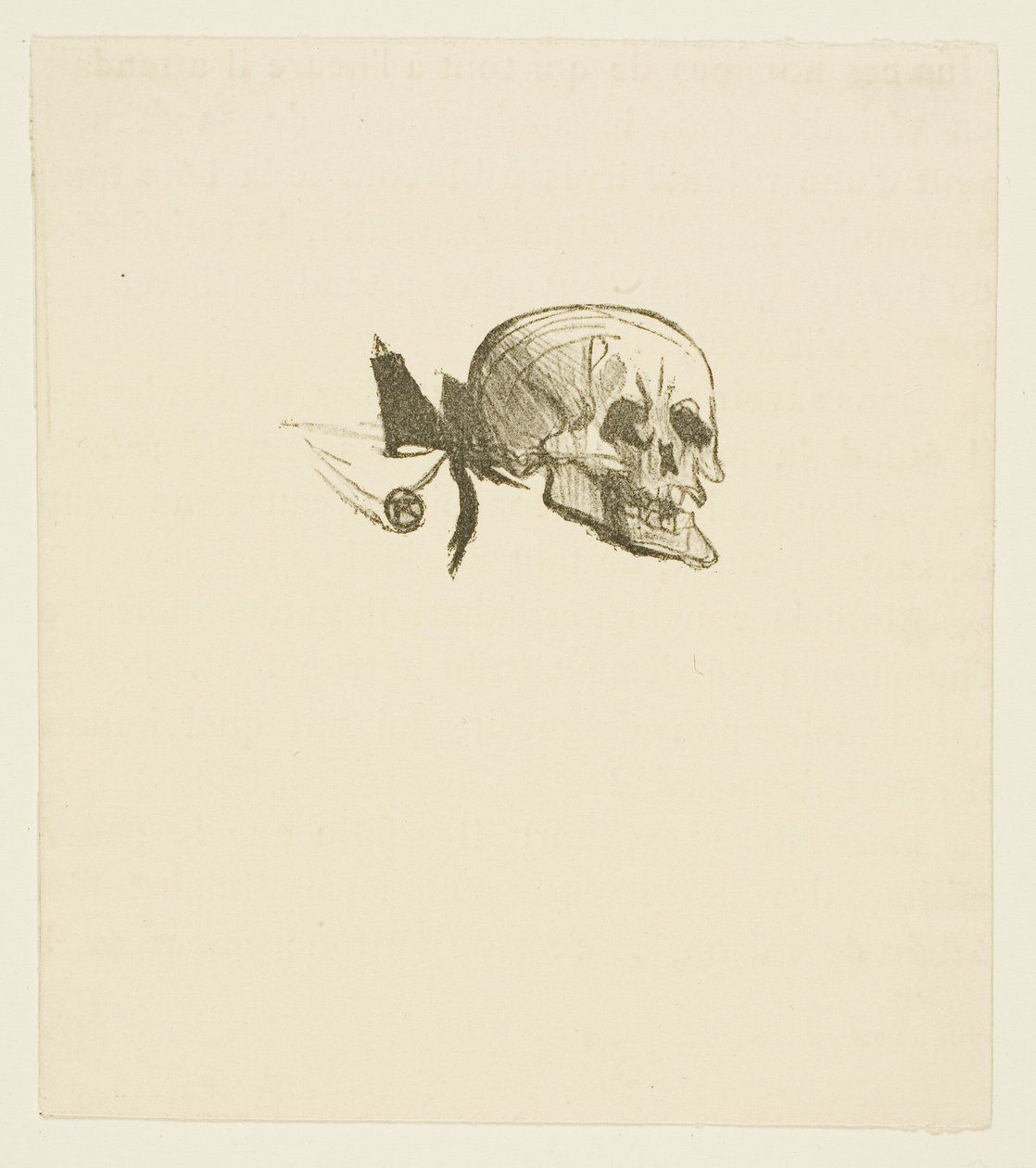 Colofón de Au Pied du Sinaï de Henri de Toulouse Lautrec
