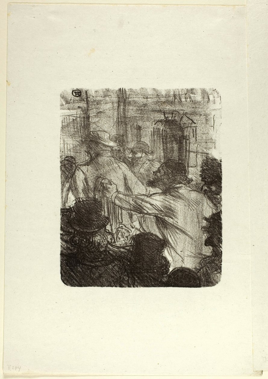 Mercado textil, Cracovia, de Au Pied du Sinaï de Henri de Toulouse Lautrec