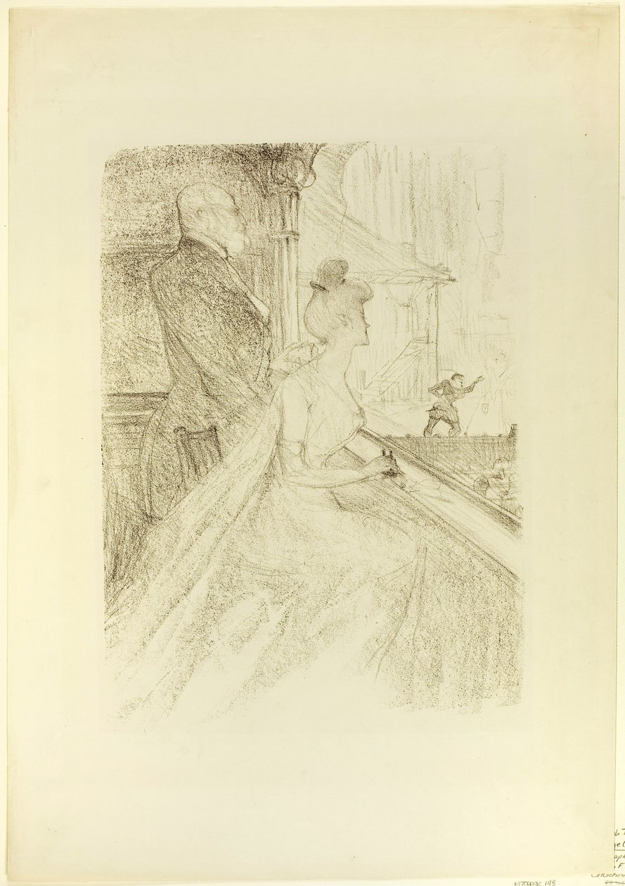 La caja, Fausto de Henri de Toulouse Lautrec