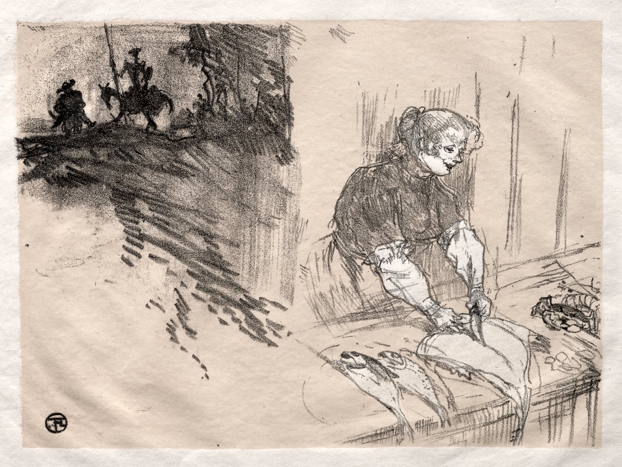 The Brief Joys:  Cover de Henri de Toulouse Lautrec