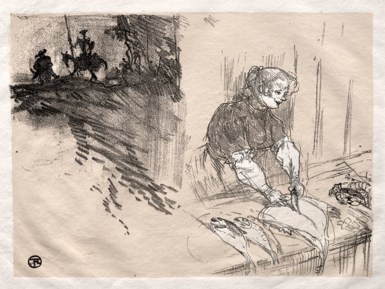 Las breves alegrías: Portada, 1897 de Henri de Toulouse Lautrec