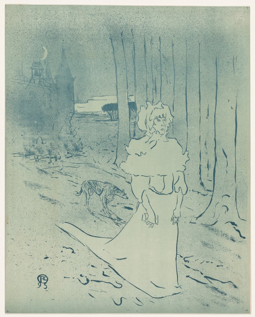 La Chatelaine o el Tocsin, 1895 de Henri de Toulouse Lautrec