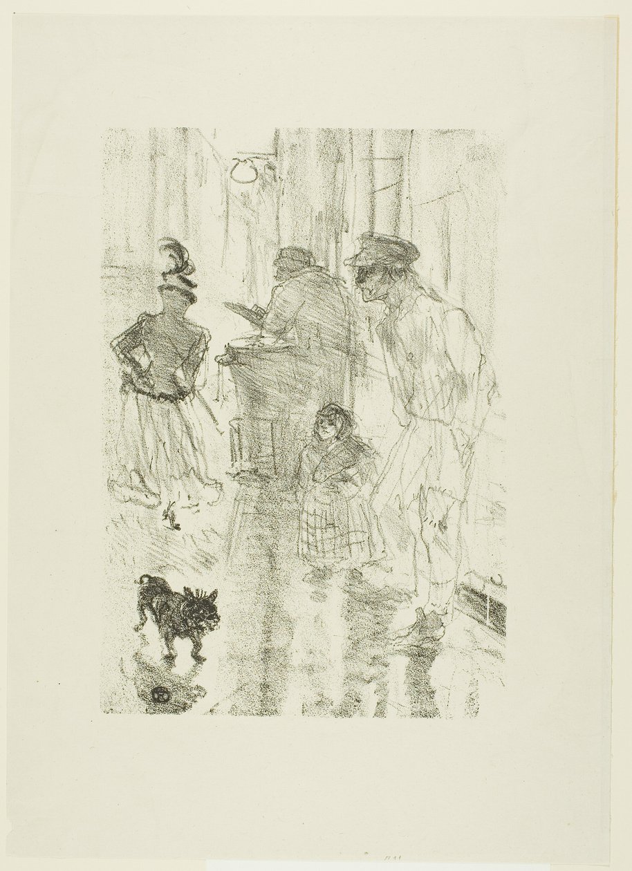 El vendedor de castañas de Henri de Toulouse Lautrec
