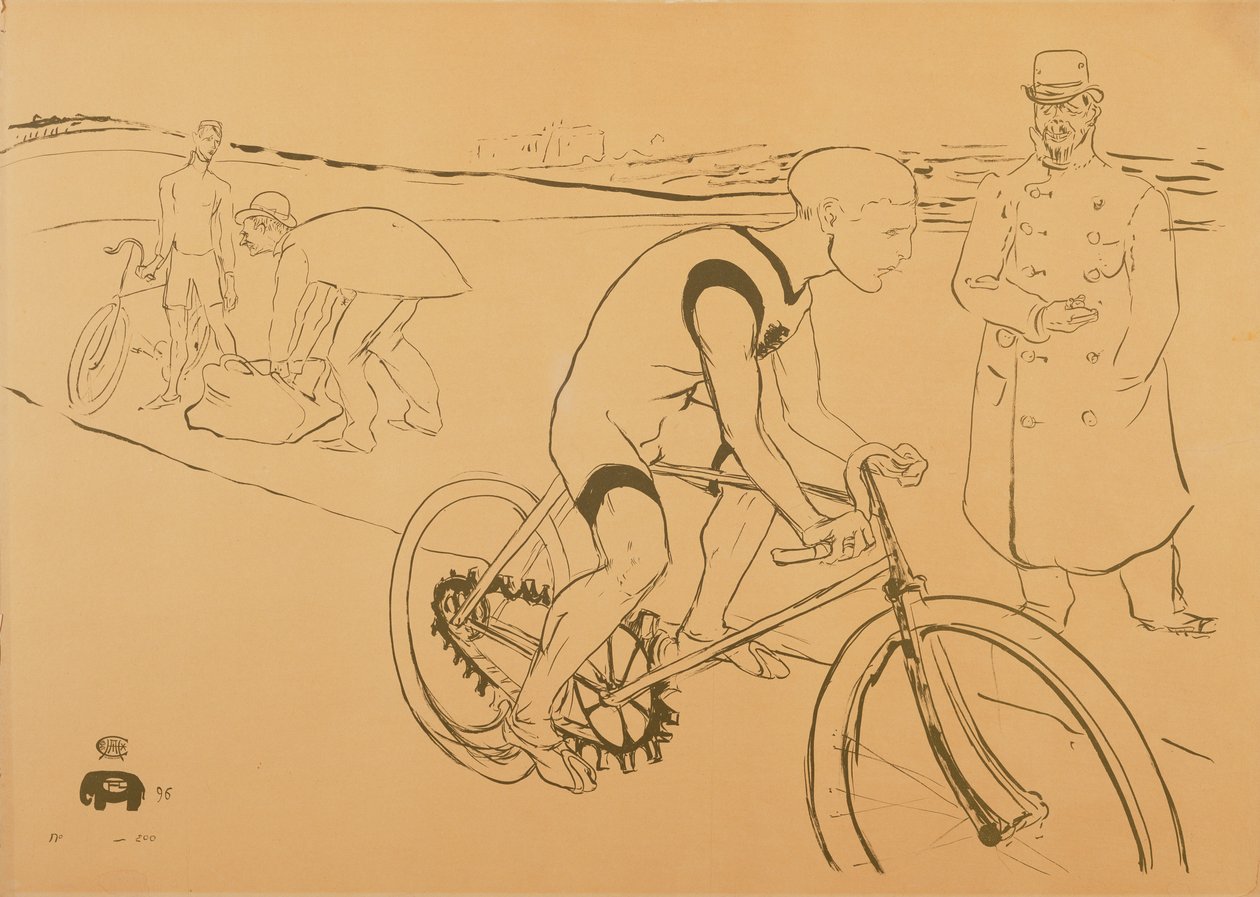 El ciclista Michael, 1896 de Henri de Toulouse Lautrec