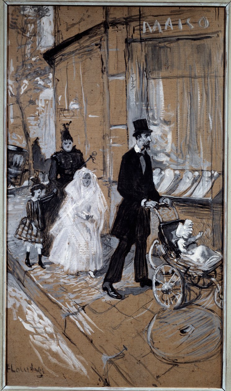 El día de la primera comunión de Henri de Toulouse Lautrec
