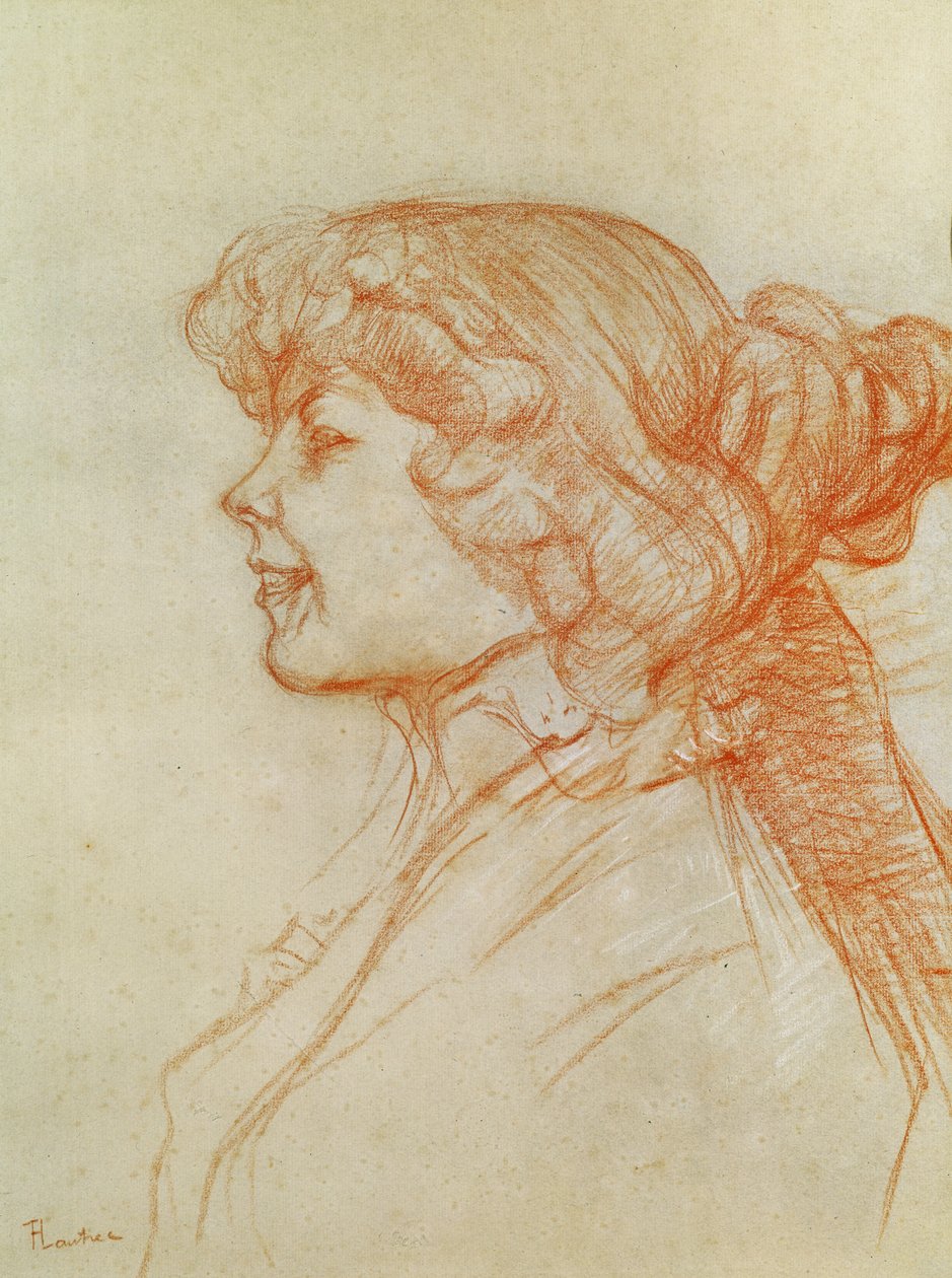 La chica inglesa en la Estrella en Le Havre, 1899 de Henri de Toulouse Lautrec