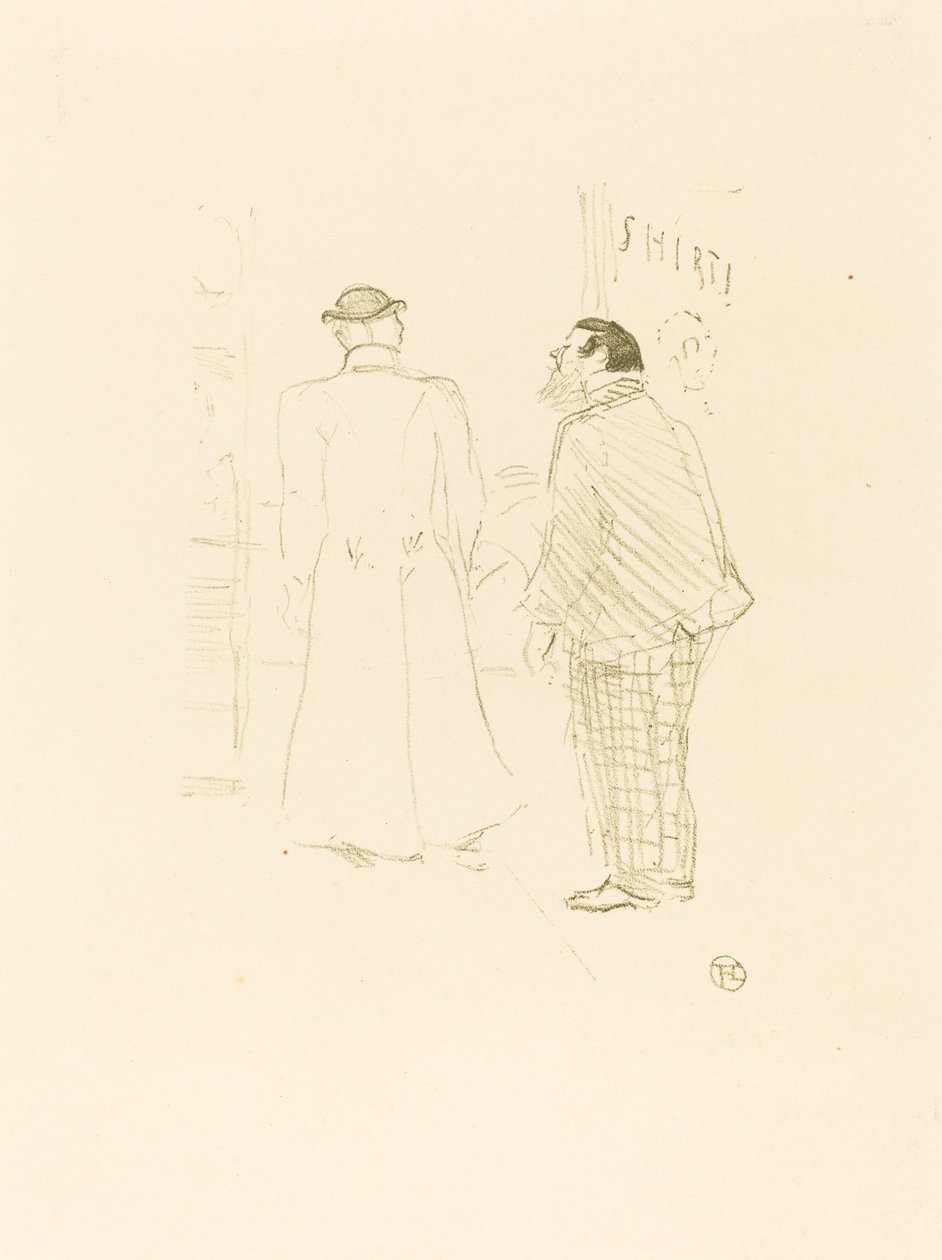 El Primer Vendedor de Jourdan y Brown, 1897 de Henri de Toulouse Lautrec
