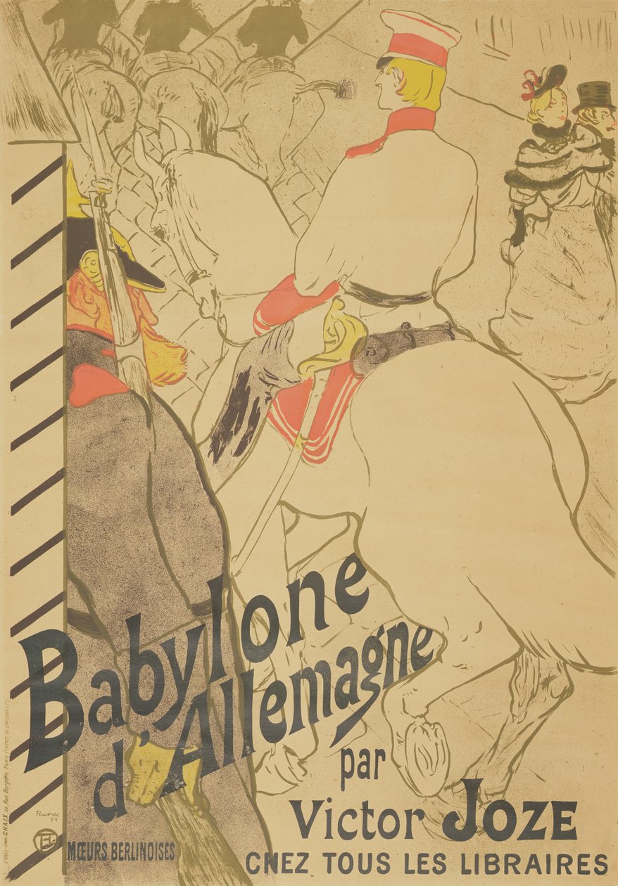 La Babilonia alemana, 1894 de Henri de Toulouse Lautrec
