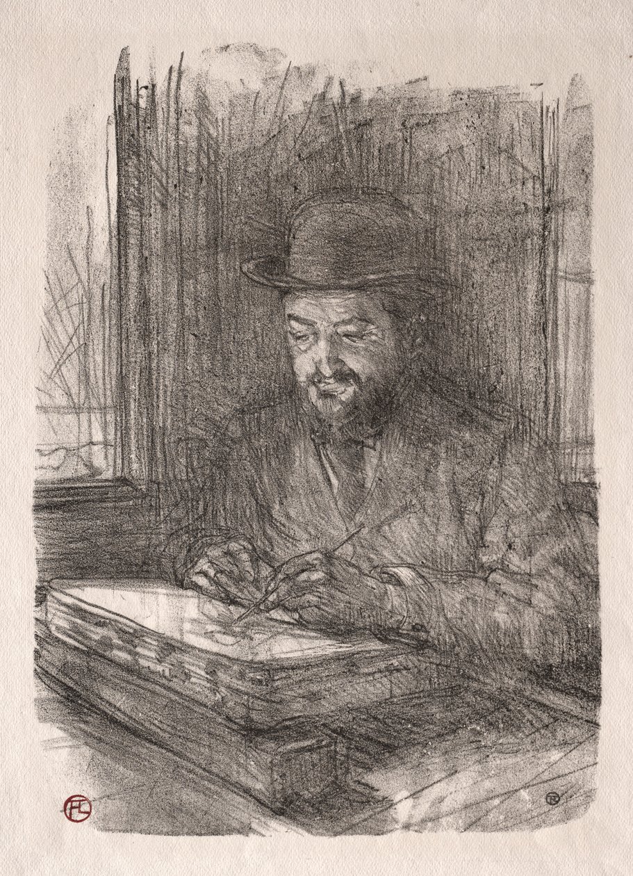 El buen litógrafo, 1898 de Henri de Toulouse Lautrec
