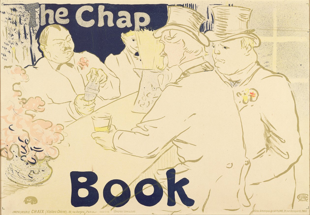 El bar irlandés y americano, rue Royale, cartel para The Chap Book, 1895 de Henri de Toulouse Lautrec
