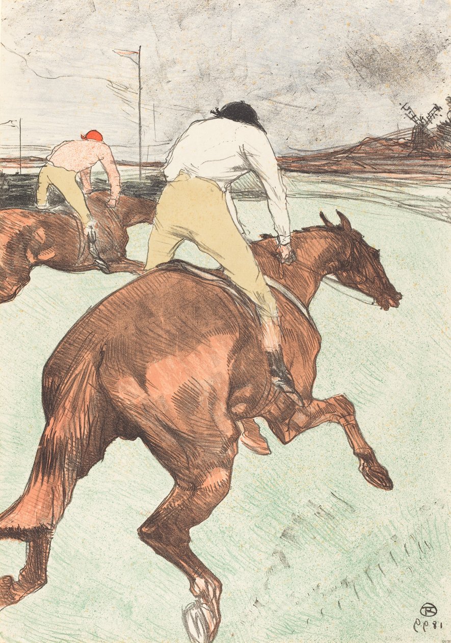 El jockey de Henri de Toulouse Lautrec