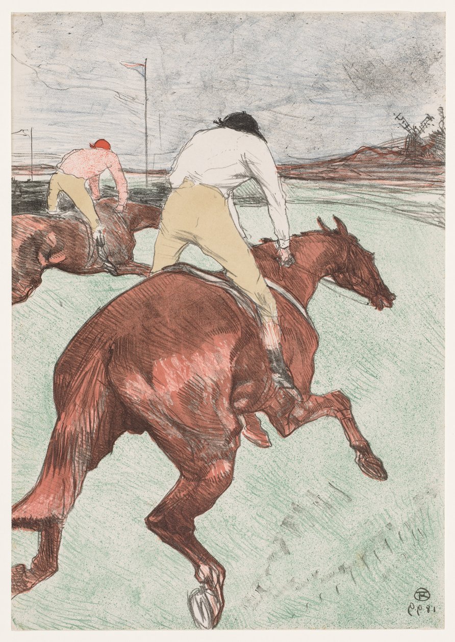 El Jockey, 1899 de Henri de Toulouse Lautrec