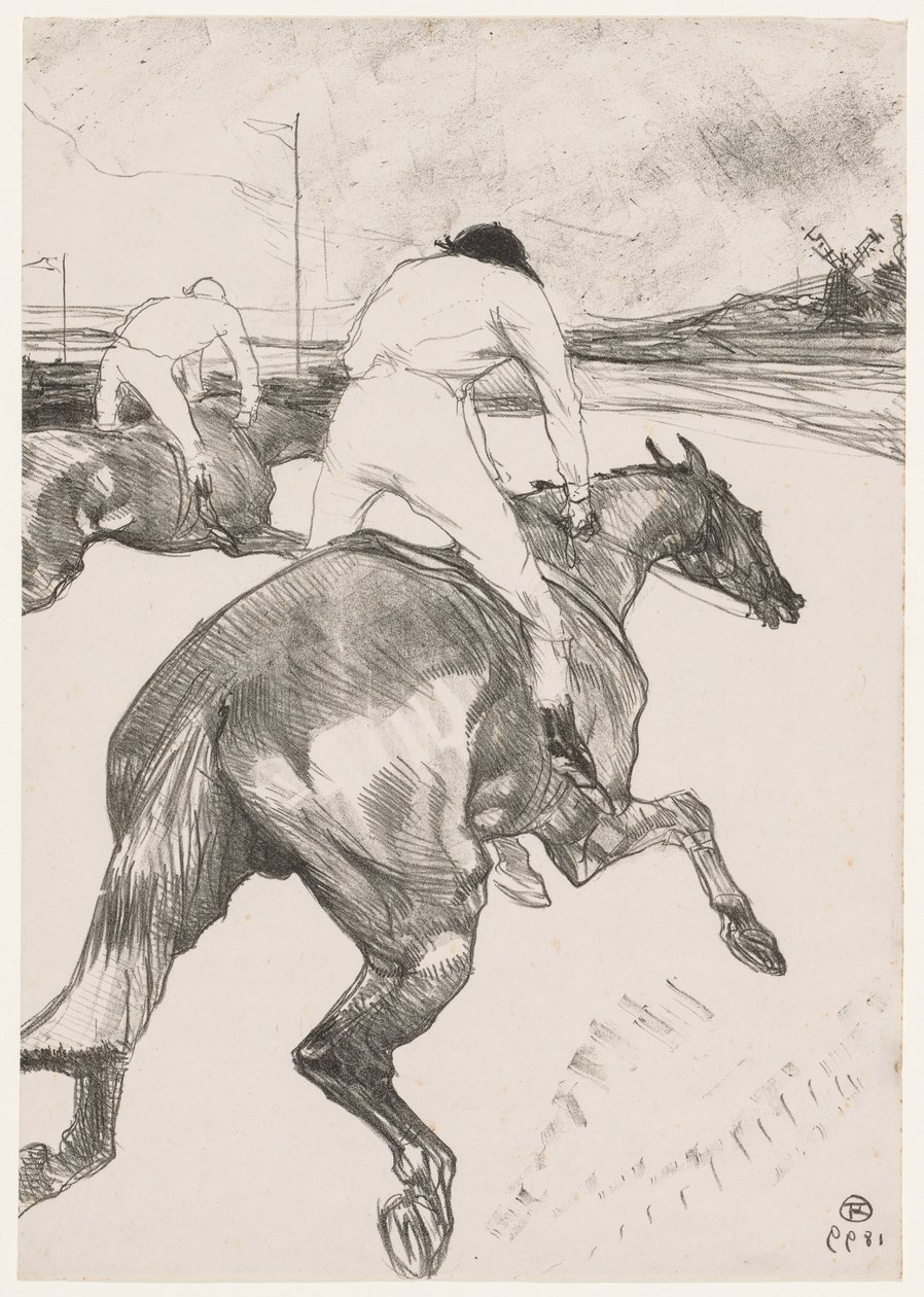 El Jinete, 1899 de Henri de Toulouse Lautrec