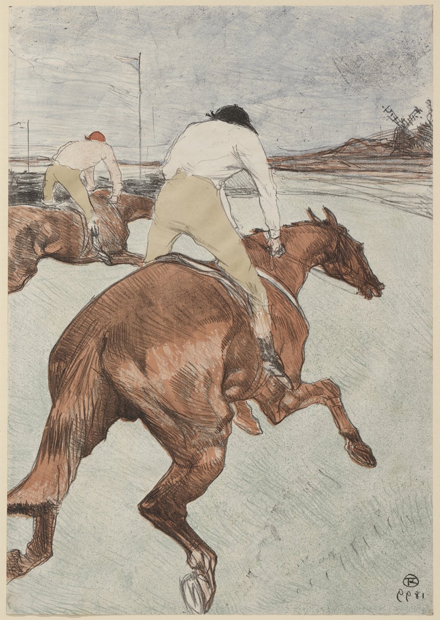 El jinete, 1899 de Henri de Toulouse Lautrec