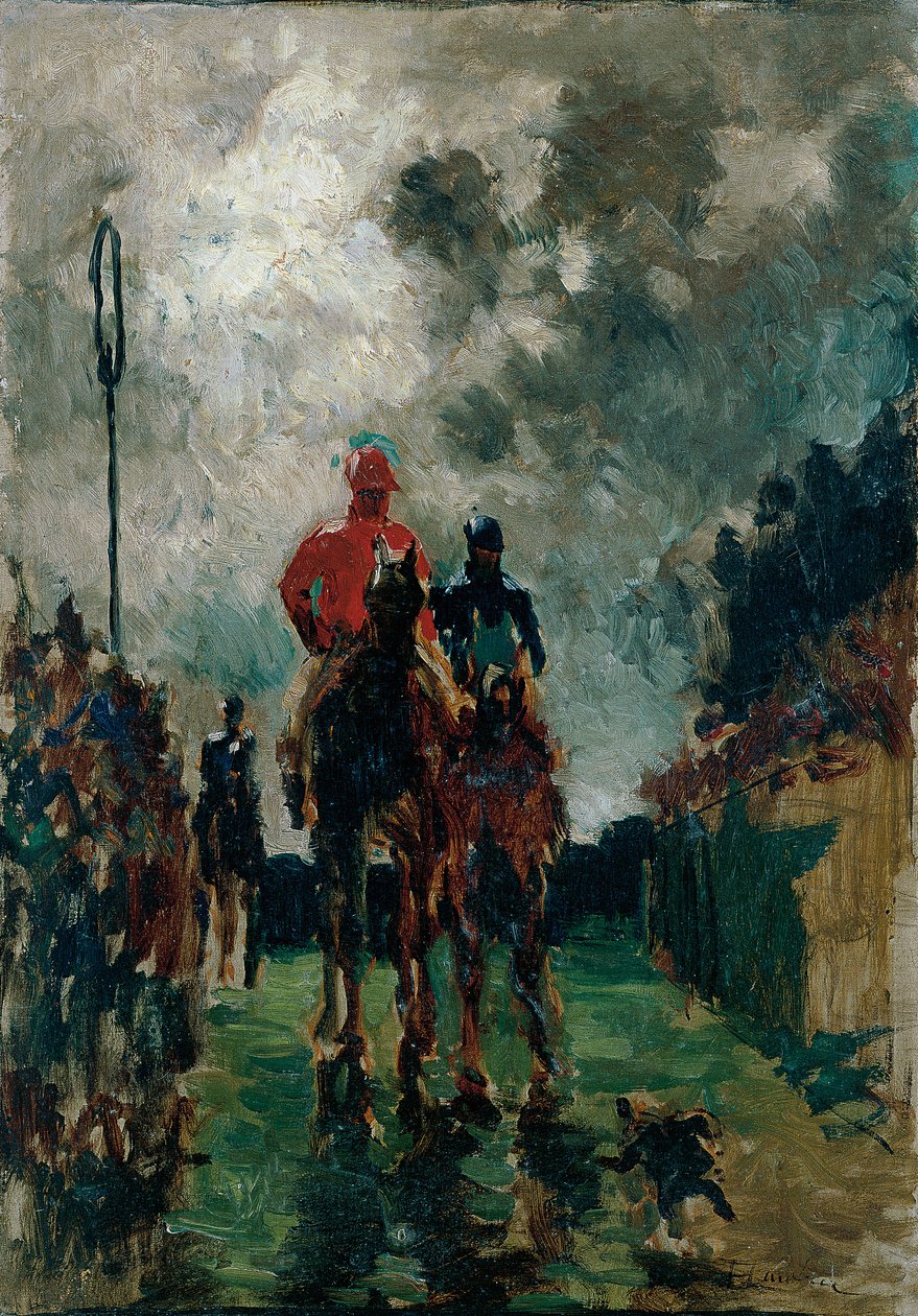 Los Jockeys de Henri de Toulouse Lautrec