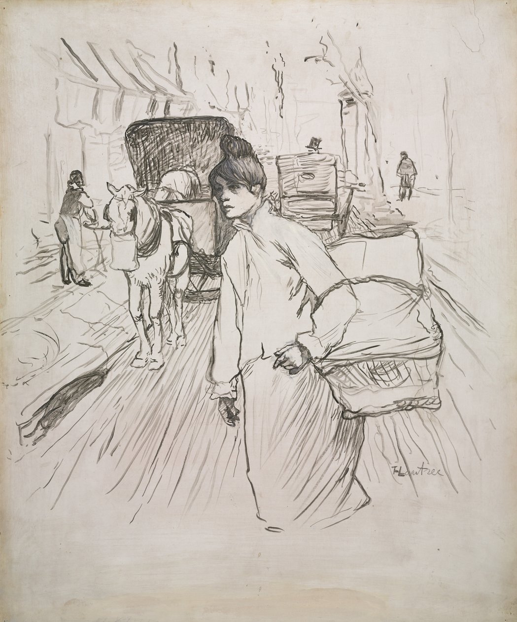 La Lavandera, 1888 de Henri de Toulouse Lautrec