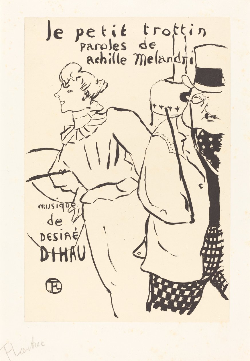 La pequeña recadera (Le petit trottin) de Henri de Toulouse Lautrec