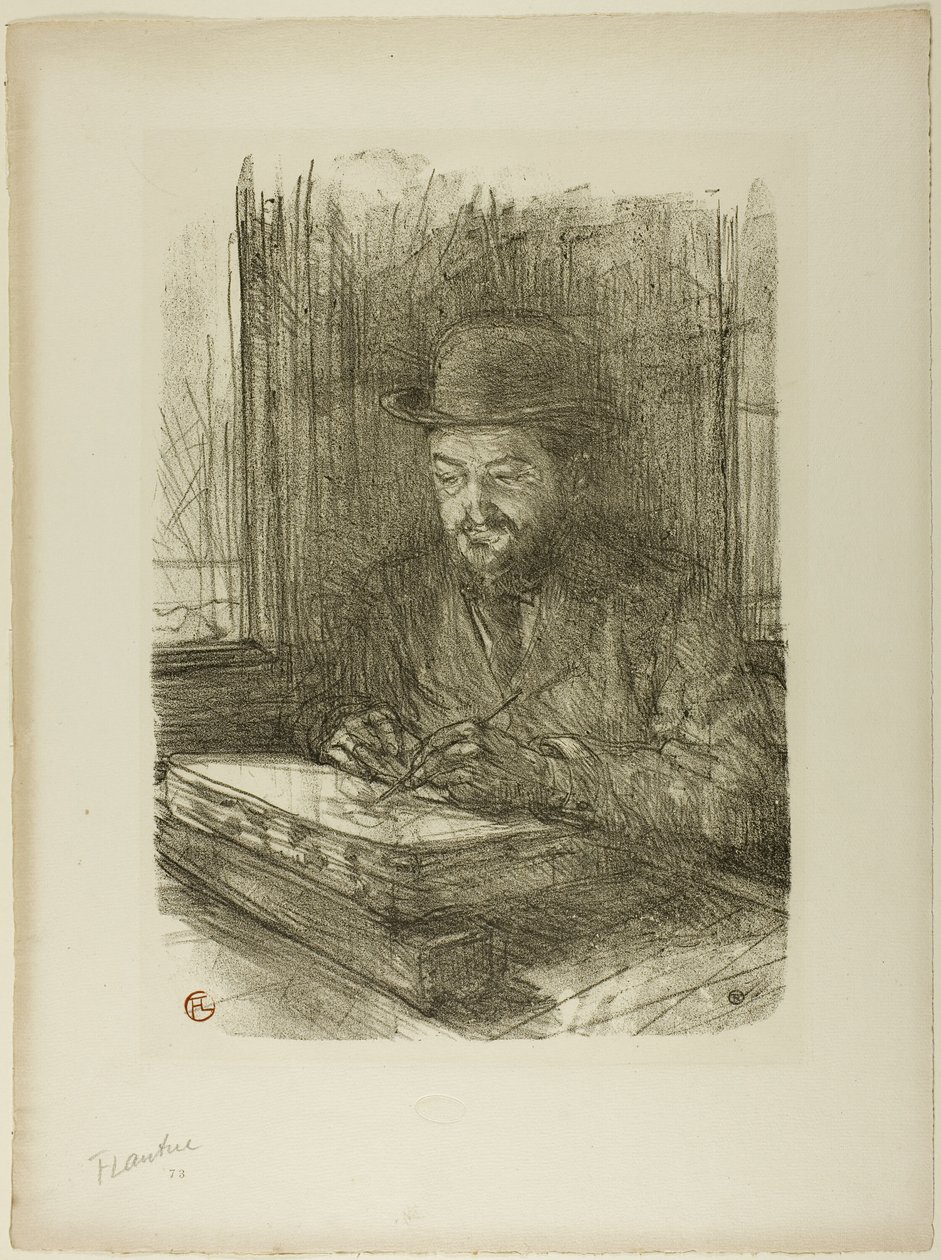 El Maestro Grabador, Adolphe Albert de Henri de Toulouse Lautrec