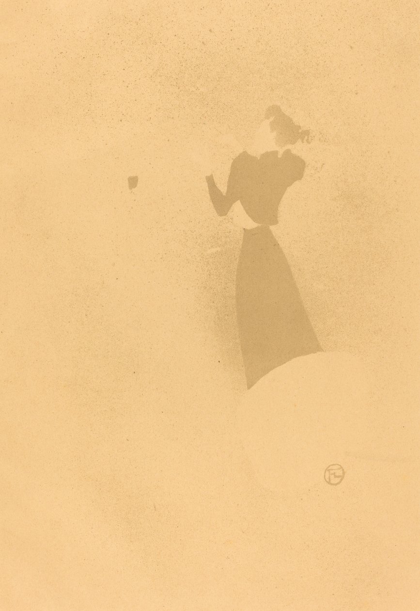 La modista - Renée Vert de Henri de Toulouse Lautrec
