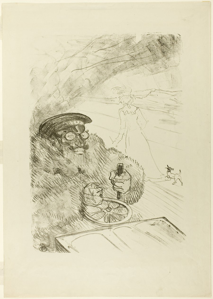 El Automovilista de Henri de Toulouse Lautrec