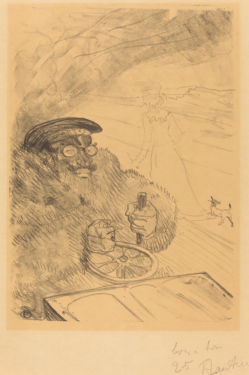 El Automovilista, 1896 de Henri de Toulouse Lautrec