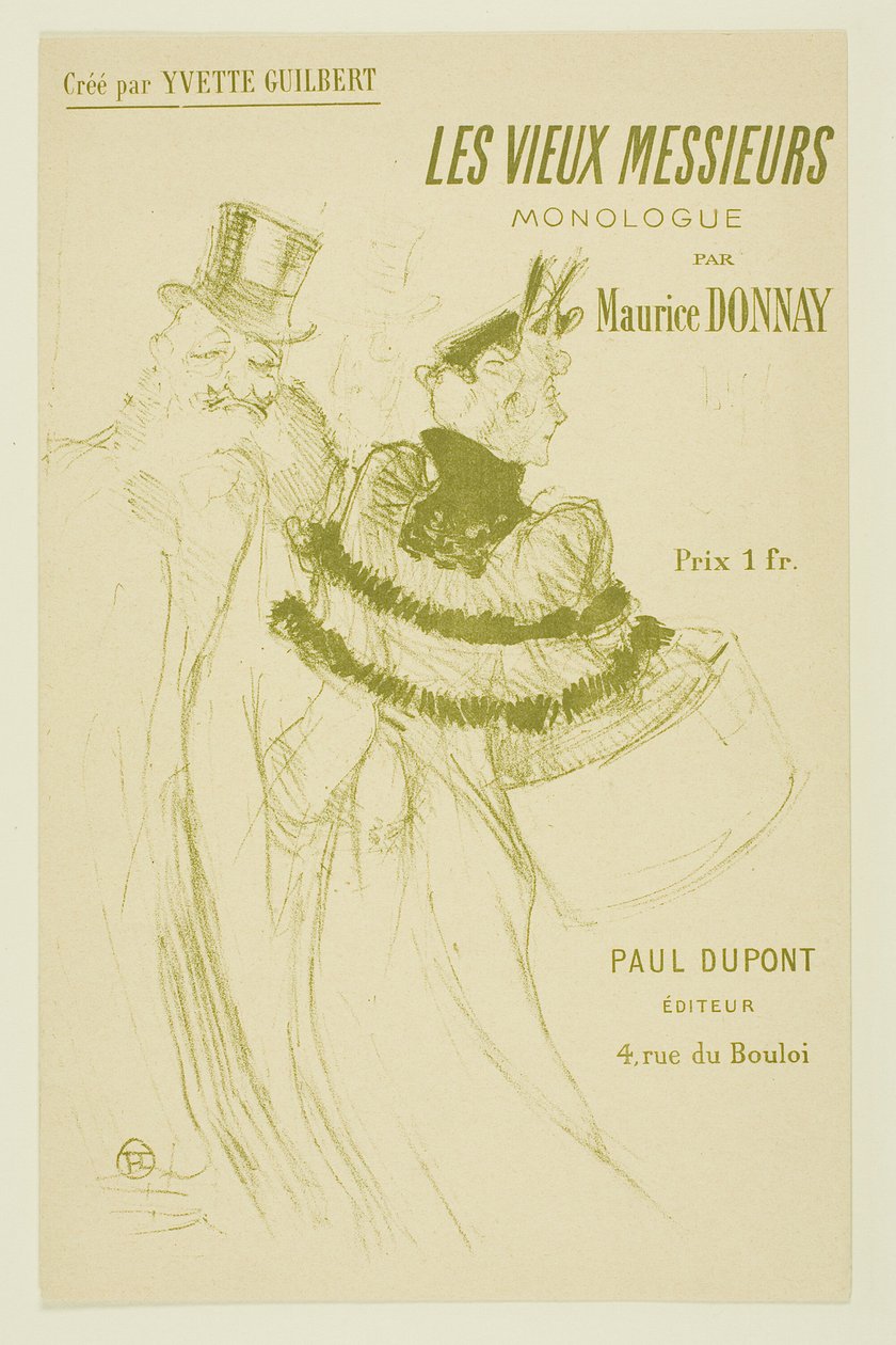 Los viejos caballeros de Henri de Toulouse Lautrec