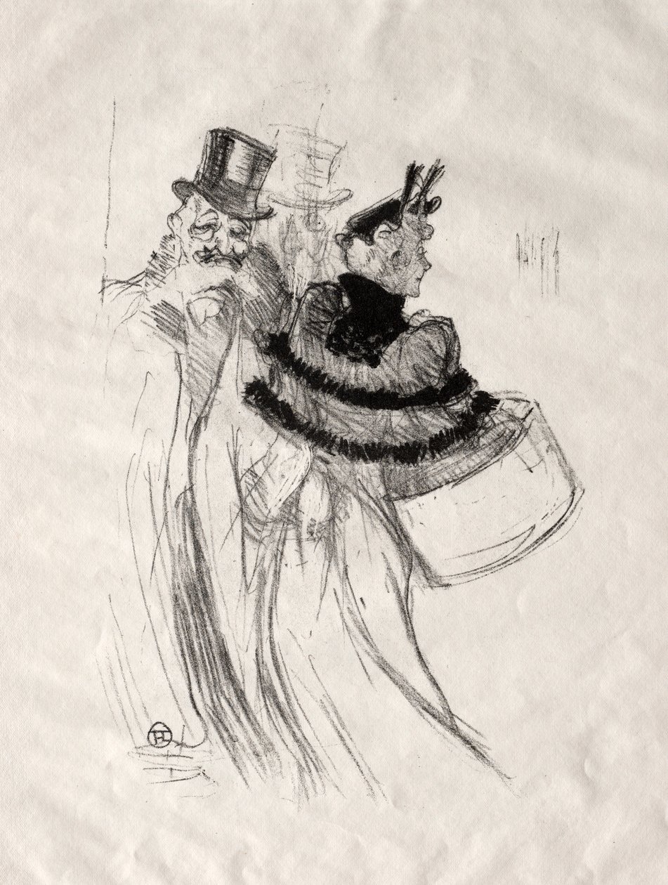 El viejo caballero, 1894 de Henri de Toulouse Lautrec