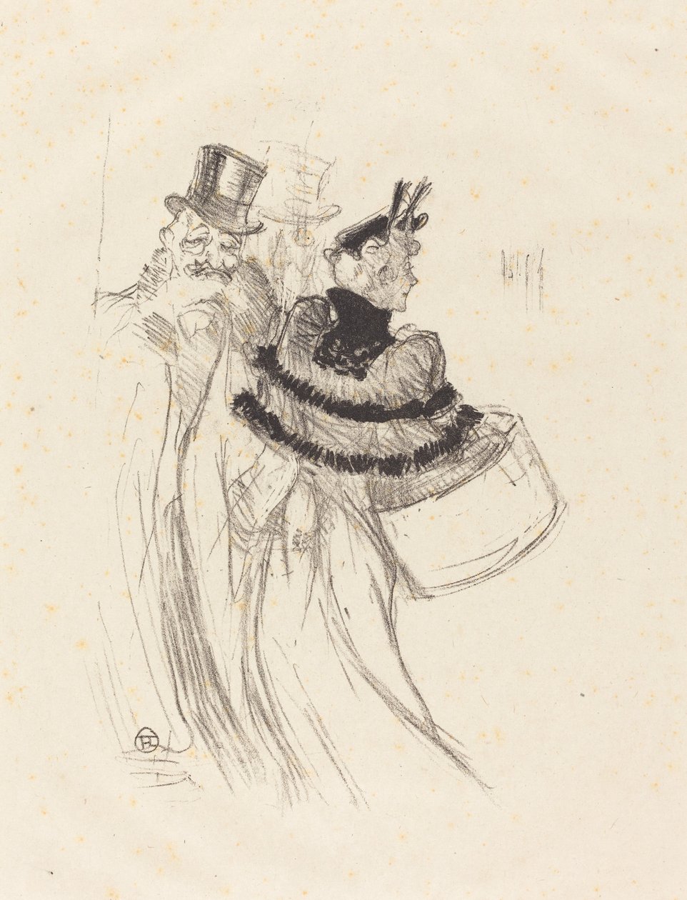 Los viejos caballeros, 1894 de Henri de Toulouse Lautrec