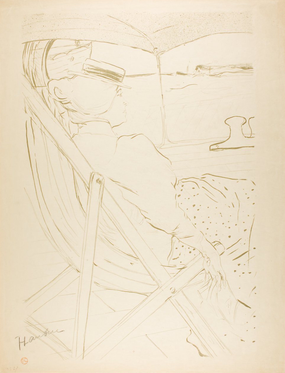 El pasajero en la cabina 54—Un crucero de Henri de Toulouse Lautrec