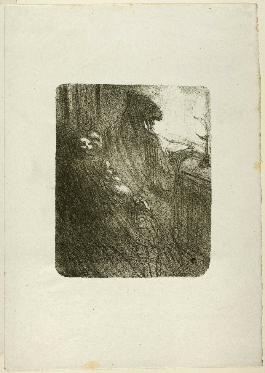 La oración de los judíos polacos, de Au Pied du Sinaï de Henri de Toulouse Lautrec